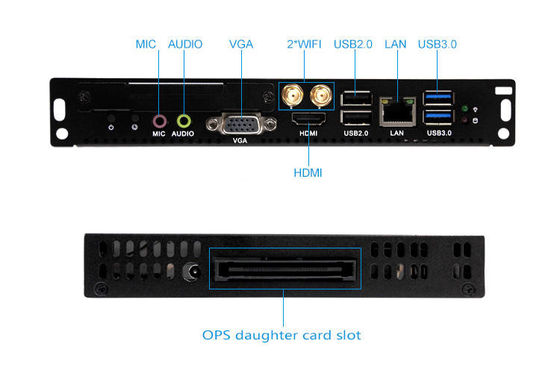 I5-4200U X86 Industrial PC Embedded , Digital Signage Computer with WIFI